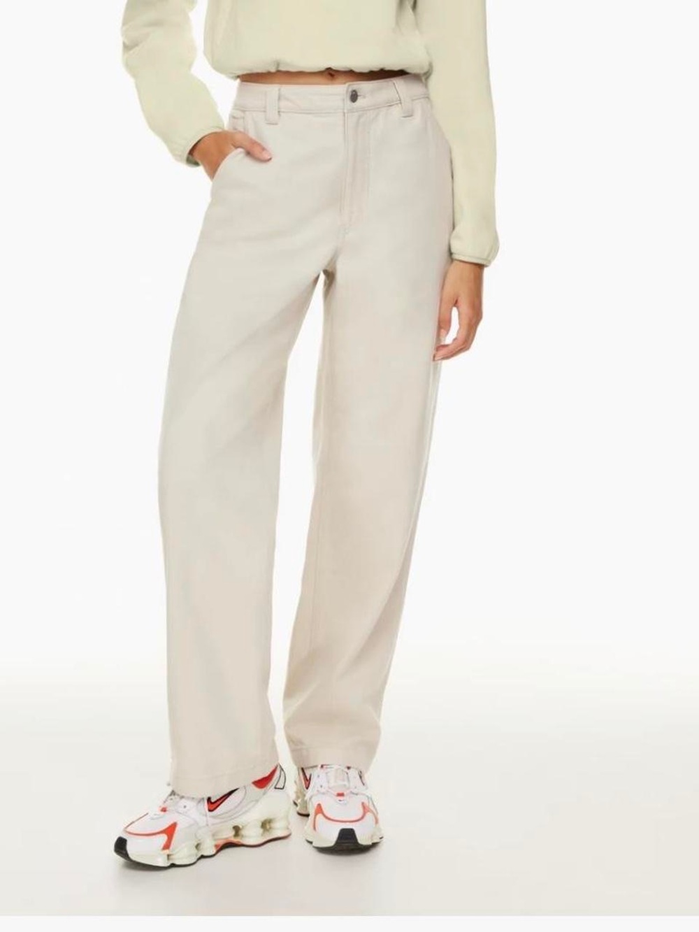 Aritzia Greenwich Cream Pant